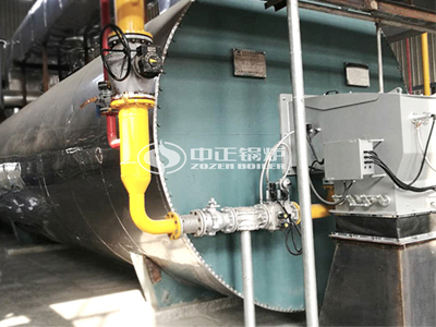 山東魯花1200萬(wàn)大卡YQW燃?xì)馀P式導(dǎo)熱油鍋爐項(xiàng)目